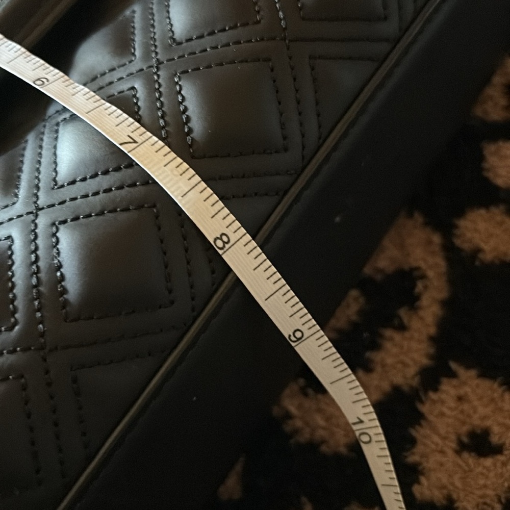 Black Quilted Leather Bag - Picture 7 of 14